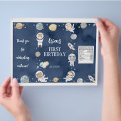 アウタースペースサファリ誕生日チップバッグラッパー チラシ (手)