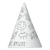 アウタースペースバースデーパーティーハット パーティーハット (右)