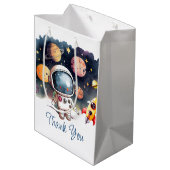 アウタースペースプラネッツハッピーバースデーのバッグ ミディアムペーパーバッグ (裏面アングル)