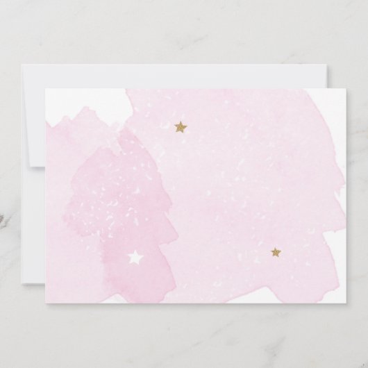 アウタースペースプラネットガールセカンド誕生日招待状 招待状 (裏面)