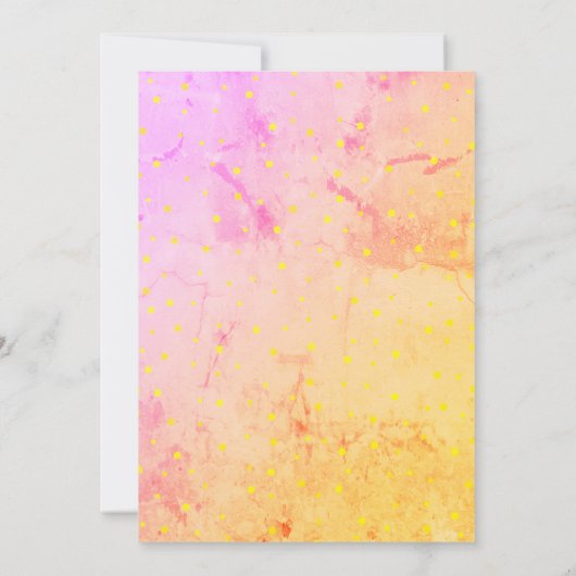 アウタースペースプラネットガールファースト誕生日招待状 招待状 (裏面)