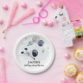 アウタースペースボーイ第1旅のまわりに行ザサン誕生日 ペーパープレート (パーティー)