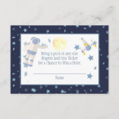 アウタースペースミッドナイトおむつラッフル |白 エンクロージャーカード (正面)