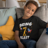 アウタースペース7誕生日ボーイTシャツ Tシャツ