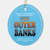 アウターバンクサンライズ文字&タウンズOBX セラミックオーナメント (左)
