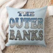 アウターバンクスビーチ文字 クッション (ブランケット)