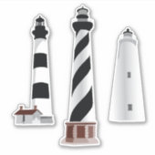 アウターバンクス灯台 – ビニールシール シール (正面)