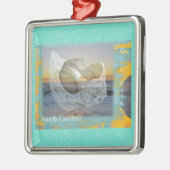 アウターバンクスNorth Carolina Seashell & Surf メタルオーナメント (左)