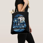 アウターバンクノースカロライナの灯台 トートバッグ (クローズアップ)