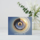 アウターバンクノースカロライナOBXアバロン魚釣り桟橋 ポストカード (スタンド正面)