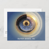 アウターバンクノースカロライナOBXアバロン魚釣り桟橋 ポストカード (正面/裏面)