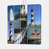 アウターバンクライトハウス セラミックオーナメント (左)