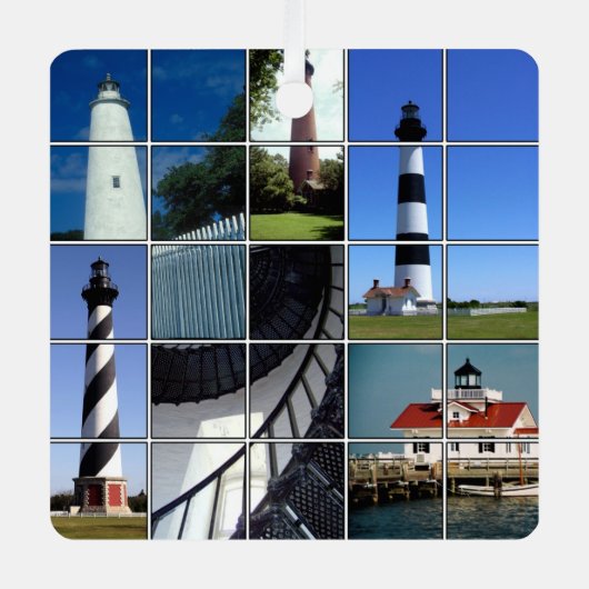 アウターバンクライトハウス メタルオーナメント (正面)