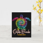 アウターバンク絞り染めシータートルカロライナ家族Vac カード (黄色い花)