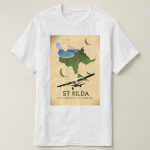アウターヘブリデススコットランド,セントキルダ Tシャツ