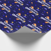 アウター宇宙アートアウター太陽のウィルズ天文学者 ラッピングペーパー (角)