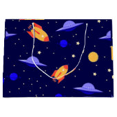 アウター宇宙アートアウター太陽のウィルズ天文学者 ラージペーパーバッグ (正面)