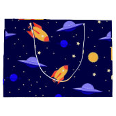 アウター宇宙アートアウター太陽のウィルズ天文学者 ラージペーパーバッグ (裏面)