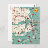 アウター・バンクスのビーチのポストカード ポストカード (正面/裏面)