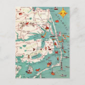 アウター・バンクスのビーチのポストカード ポストカード (正面)