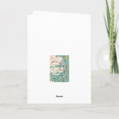 アウター・バンクスのビーチ グリーティングカード カード (裏面)