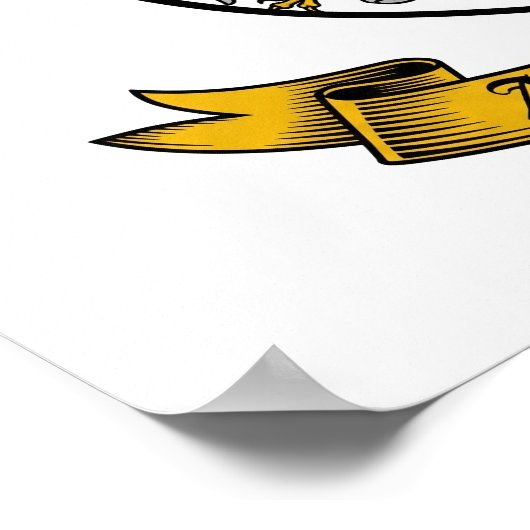 アウダシアエフィデスヘラルディックコートオブアームズ ポスター