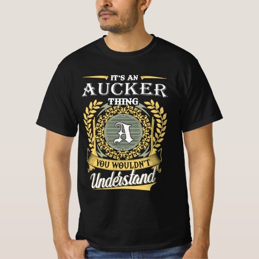 アウッカーのものは理解できないよね Tシャツ (正面)