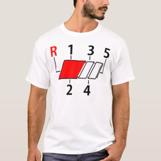 アウディRSシフトノブ(白) Tシャツ