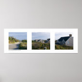 アウトでSconset, Nantucket, Massachusetts Triptych ポスター (正面)