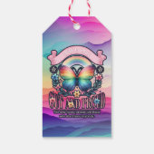 アウトと誇りを持ったゲイプライドパーティー ギフトタグ (裏面)