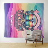 アウトと誇りを持ったゲイプライドパーティー タペストリー (インサイチュ(横))