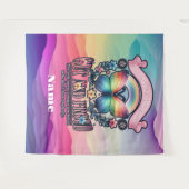 アウトと誇りを持ったゲイプライドパーティー タペストリー (正面(横))