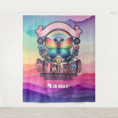 アウトと誇りを持ったゲイプライドパーティー タペストリー (正面)