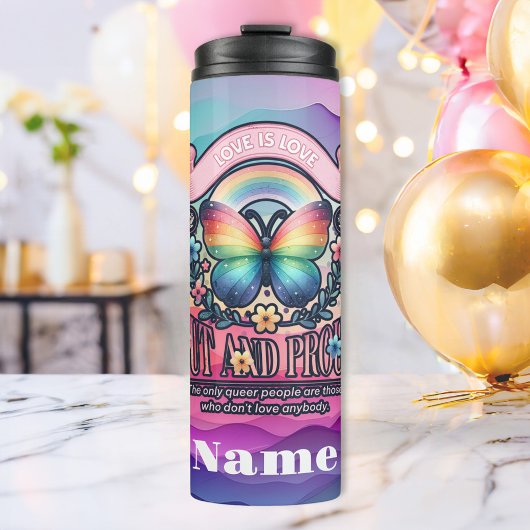 アウトと誇りを持ったゲイプライドパーティー タンブラー