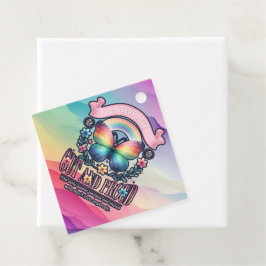 アウトと誇りを持ったゲイプライドパーティー フェイバータグ