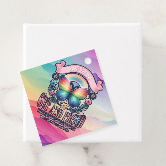 アウトと誇りを持ったゲイプライドパーティー フェイバータグ (インサイチュ)