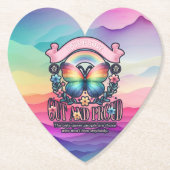 アウトと誇りを持ったゲイプライドパーティー ペーパーコースター (正面)