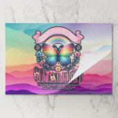 アウトと誇りを持ったゲイプライドパーティー ペーパーパッド (折り畳み)