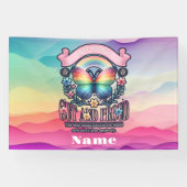 アウトと誇りを持ったゲイプライドパーティー 横断幕 (横)