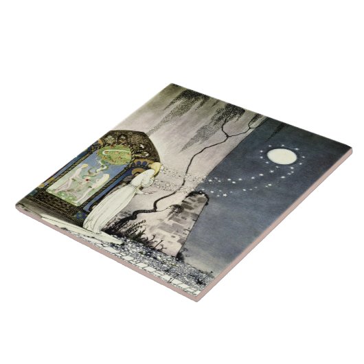 アウトは月の魔法のおとぎ話ケイNielson飛んだ タイル (側面)