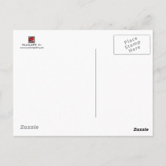 アウトウエストオリジナルアートMADARTはがきデザイン ポストカード (裏面)