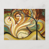 アウトウエストオリジナルアートMADARTはがきデザイン ポストカード (正面)