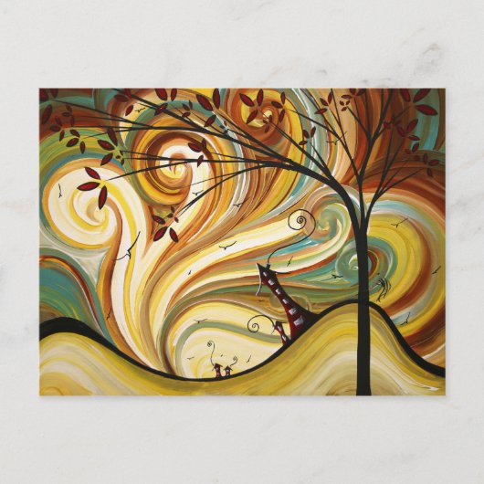 アウトウエストオリジナルアートMADARTはがきデザイン ポストカード (正面)