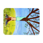 「アウトオブウォーター」マーメイドファンタジーアート マグネット (横)