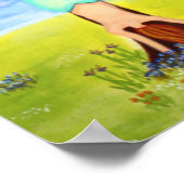 "アウトオブウォーター"マーメイド全出血プリント ポスター (角)