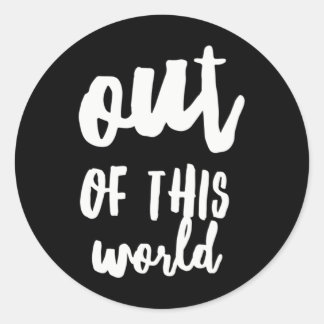 アウトオブザワールドミームジョーク引用文 ラウンドシール