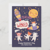 アウトオブザワールド先生バレンタインデーのカード カード (正面)