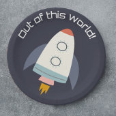 アウトオブザワールド宇宙パーティープレート ペーパープレート