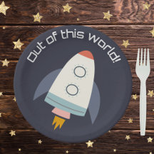 アウトオブザワールド宇宙パーティープレート