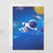 アウトオブザワールド宇宙パーティー 招待状 (裏面)
